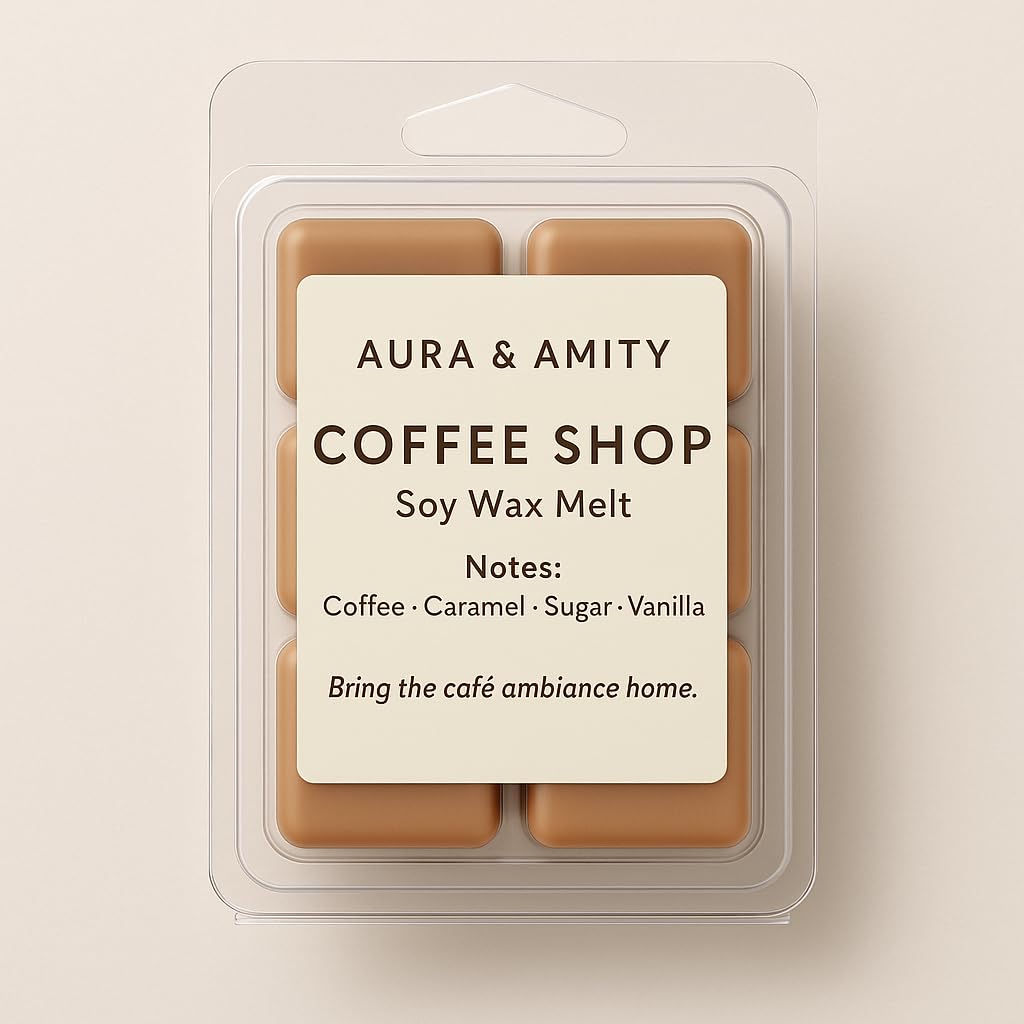 Aura & Amity Scented Soy Wax Melts – Handcrafted Wax Cubes for Warmers – Eco-Friendly, Long-Lasting, Clean Home Fragrance