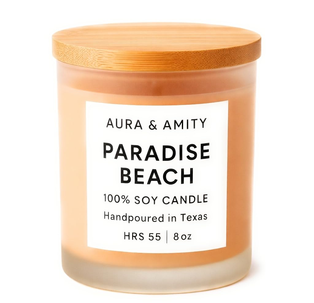 Aura & Amity Paradise Beach Soy Candle