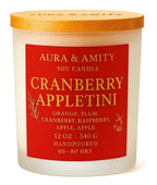 Aura & Amity Holiday Candle Collection – 12 oz Soy Candles