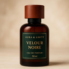 Aura & Amity Velour Noire Eau de Parfum for Women – 50 ml Luxury Perfume |Rose, Labdanum, Coconut Birch | Elegant Woody Floral Amber Scent | Long-Lasting, Handcrafted Fragrance Made in USA