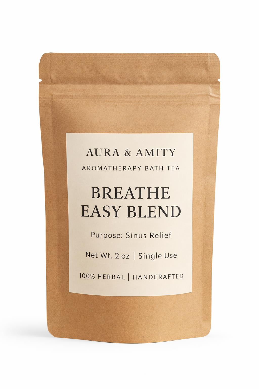 Aura & Amity Aromatherapy Bath Tea – Herbal Soak Bags for Stress Relief, Sinus Relief & Skincare – 100% Natural, Handcrafted, Single Use Spa Ritual