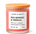 Aura & Amity Red Berries & Freesia Soy Candle