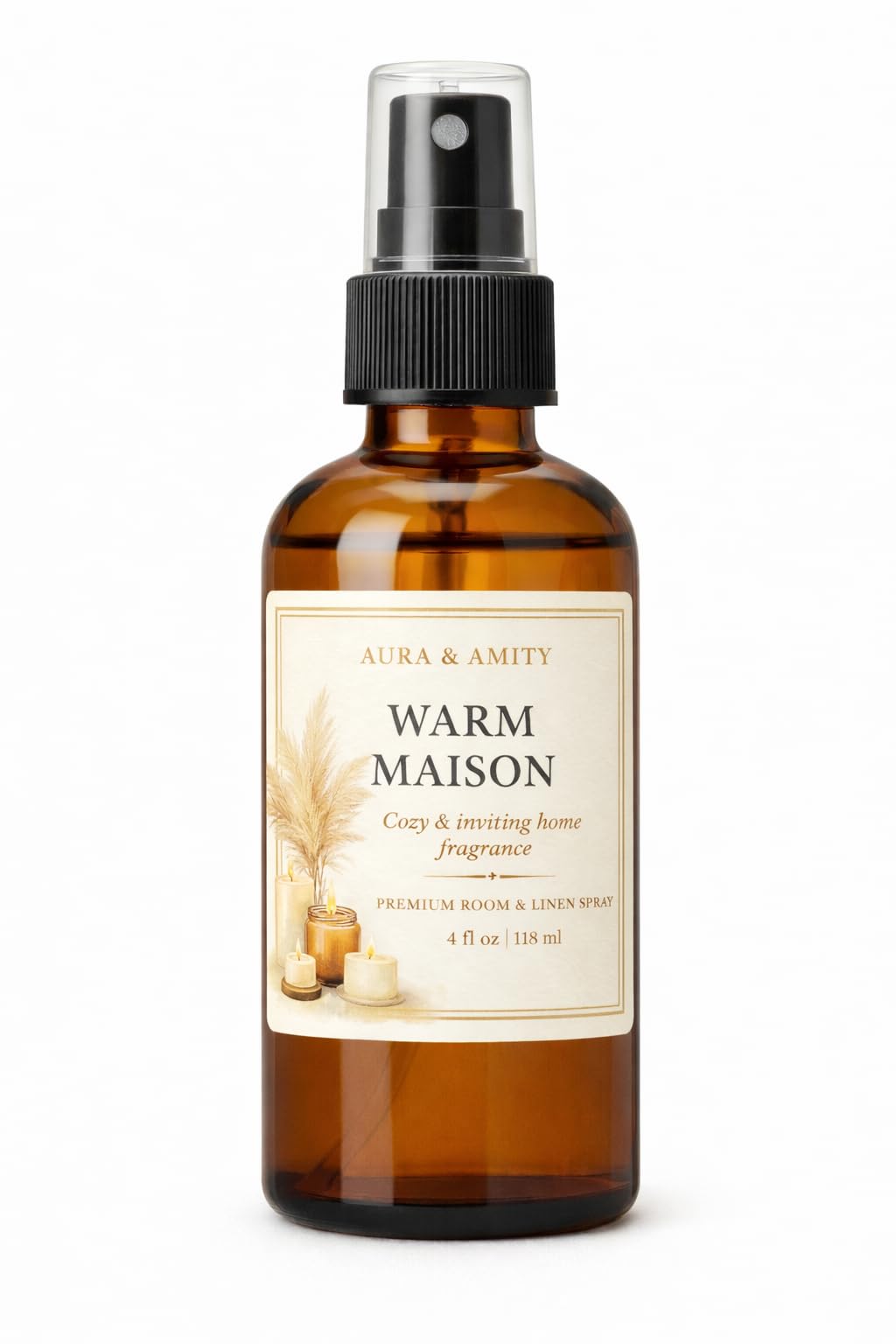 Aura & Amity Premium Room & Linen Spray – Handmade Luxury Fabric & Home Fragrance Mist, Long-Lasting, Made in USA