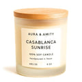 Aura & Amity Casablanca Sunrise Soy Candle | Hand-Poured Decorative Candle for Home Décor | Made in USA