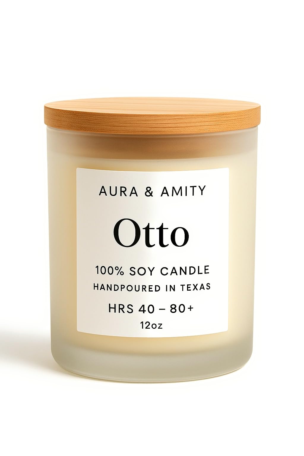 Aura & Amity Otto Soy Candle | Hand-Poured Decorative Candle for Home Décor | Made in USA