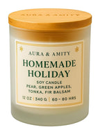 Aura & Amity Holiday Candle Collection – 12 oz Soy Candles