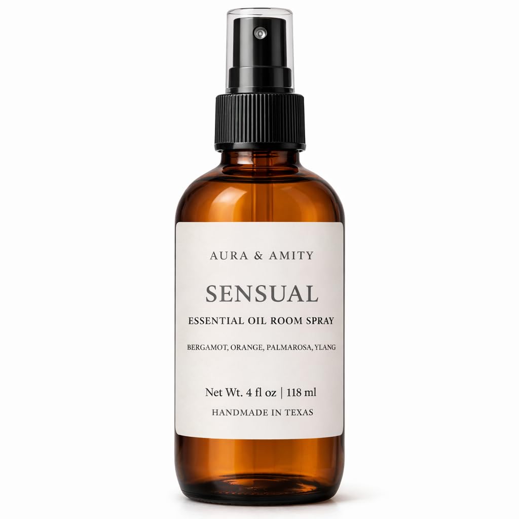Aura & Amity Premium Room & Linen Spray – Handmade Luxury Fabric & Home Fragrance Mist, Long-Lasting, Made in USA