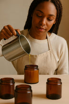 Aura & Amity Casablanca Sunrise Soy Candle | Hand-Poured Decorative Candle for Home Décor | Made in USA