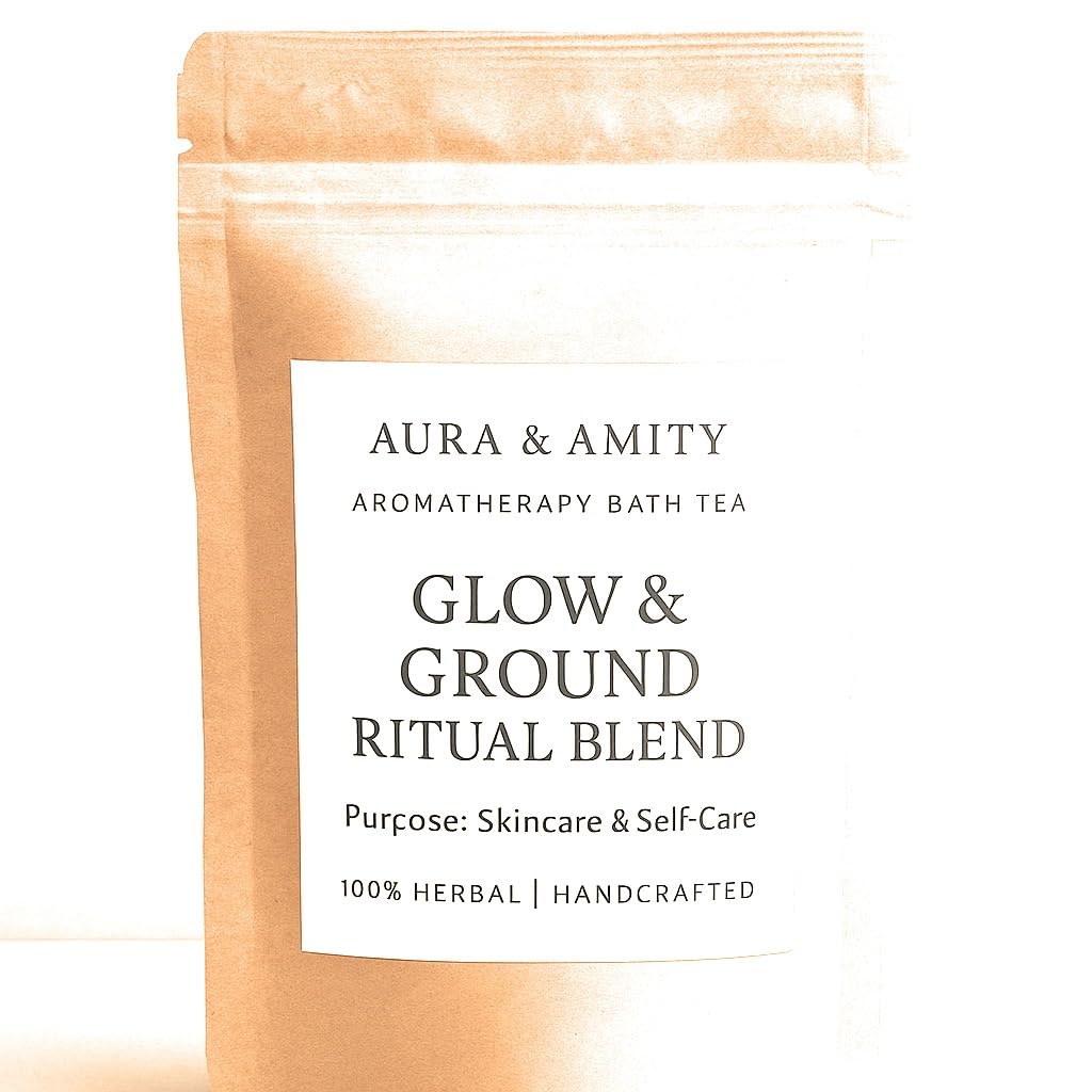Aura & Amity Aromatherapy Bath Tea – Herbal Soak Bags for Stress Relief, Sinus Relief & Skincare – 100% Natural, Handcrafted, Single Use Spa Ritual