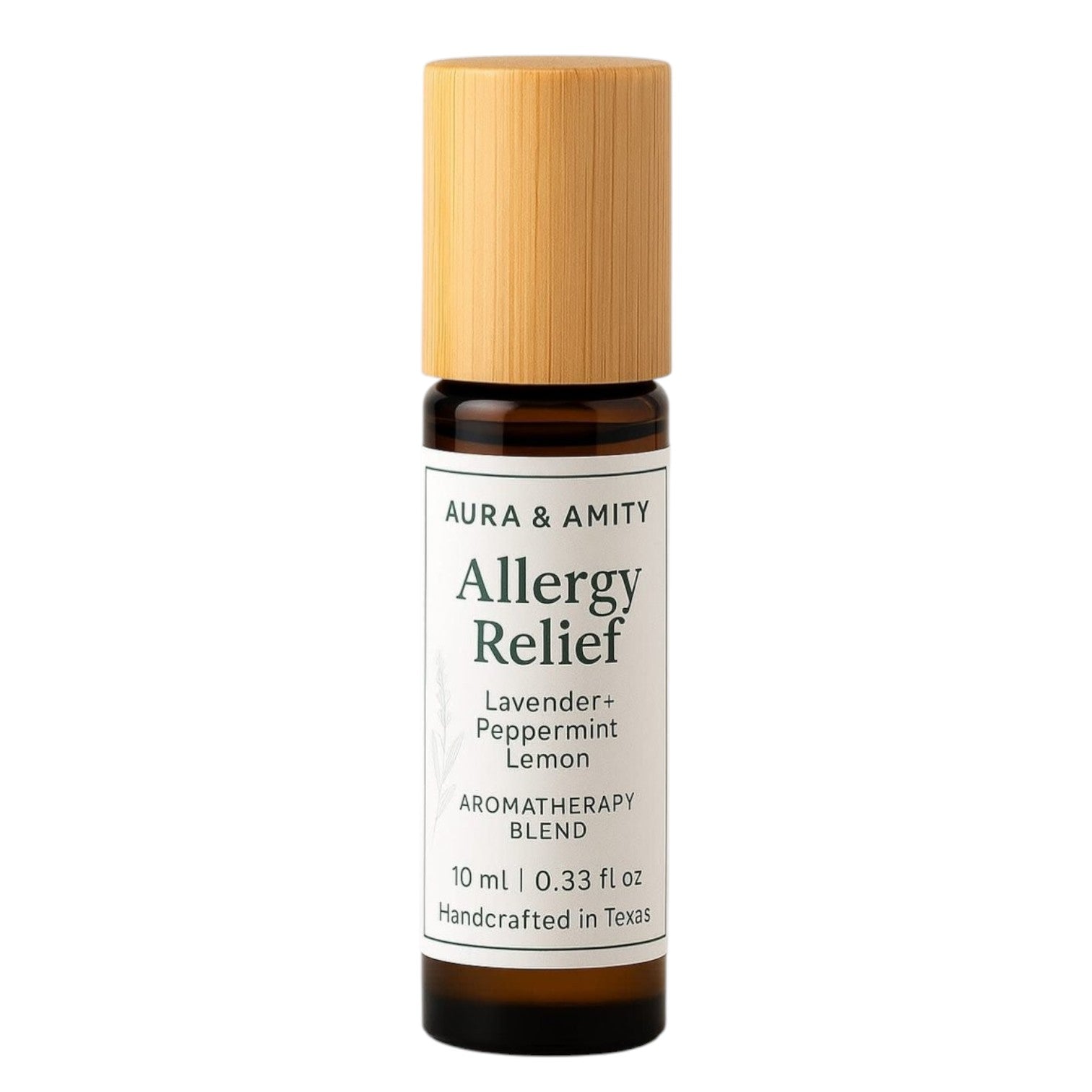 Allergy Relief Roller Blend (10ml) – Lavender, Peppermint & Lemon for Seasonal Allergies & Sinus Support | Pre-Diluted