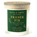 Aura & Amity Fraser Fir Holiday Candle – 12 oz Hand-Poured Soy Candle, Large Christmas Candle, Long-Lasting Luxury Home Fragrance