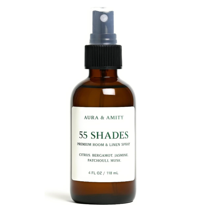 Aura & Amity Luxury Room & Linen Spray – Handmade 55 Shades Fabric & Home Fragrance Mist, Long-Lasting Eco-Friendly Aromatherapy, Made in USA