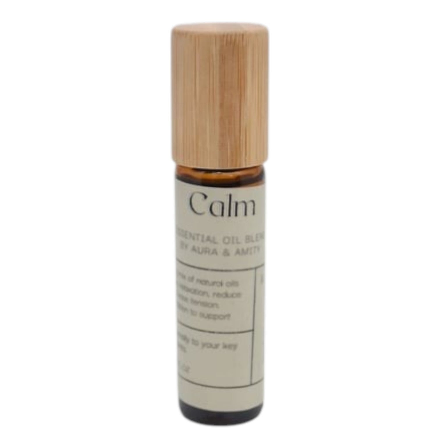 Calm Essential Oil Roller – Lavender, Sandalwood & Frankincense for Anxiety Relief, Grounding & Tranquility | Pre-Diluted