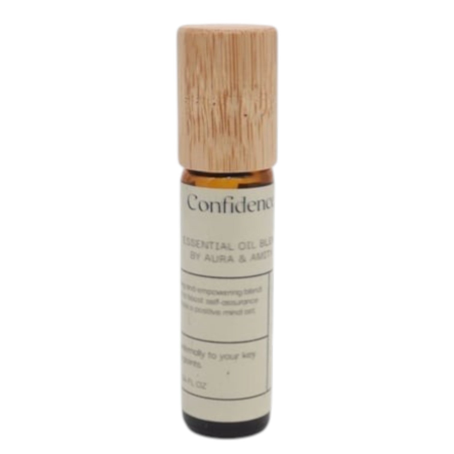 Confidence Essential Oil Roller – Bergamot, Rosemary & Ginger for Self-Assurance, Clarity & Inner Strength | Pre-Diluted