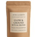 Glow & Ground Ritual – Aromatherapy Bath Tea for Skincare & Self-Care | 100% Herbal, Handcrafted Beauty Soak