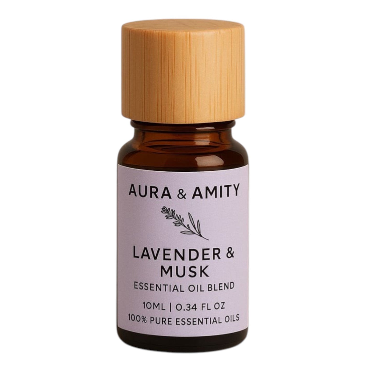Lavender & Musk Essential Oil Blend (10ml) – Deep Relaxation, Sleep Support & Grounding | Handcrafted Aromatherapy