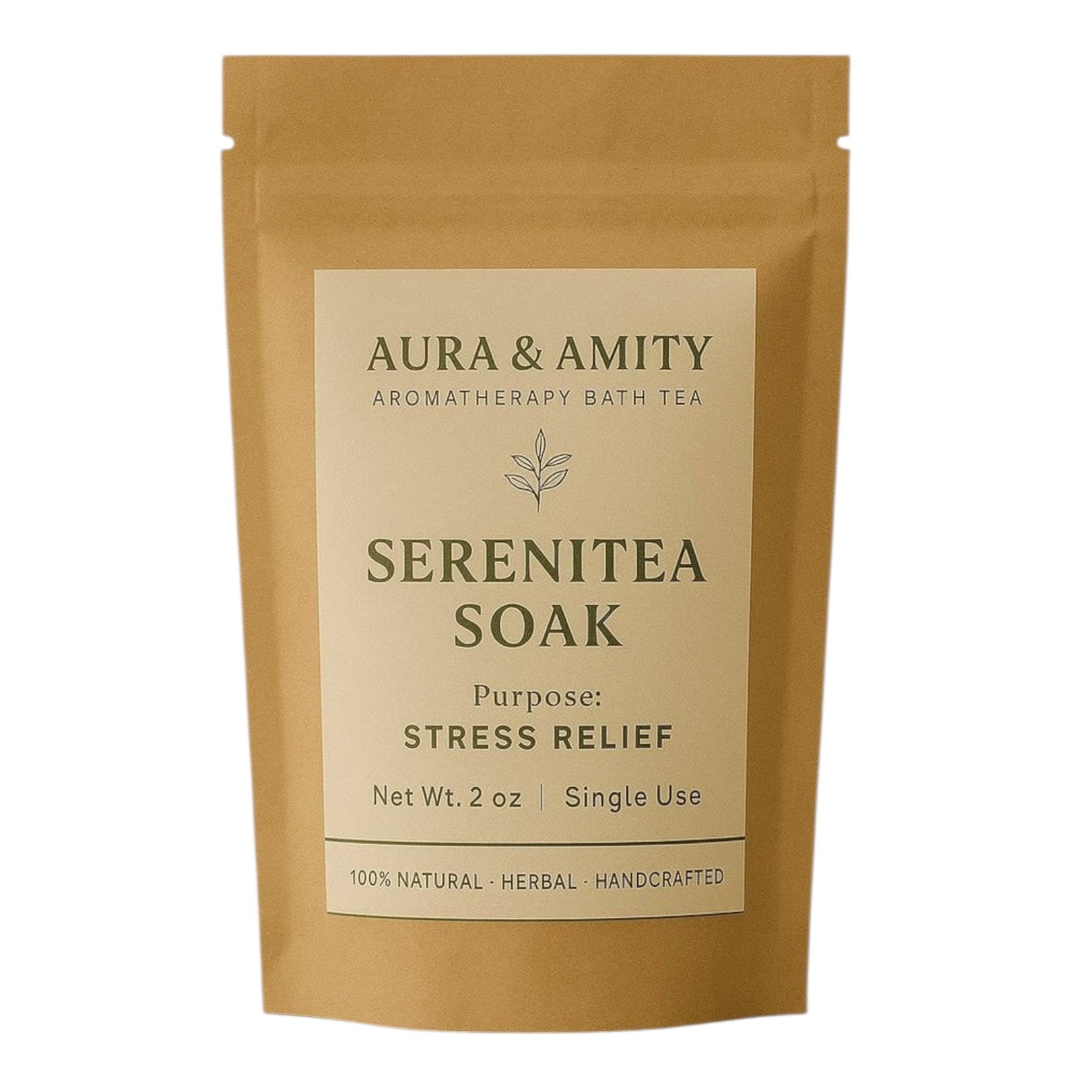 SereniTea Soak – Stress Relief Aromatherapy Bath Tea | 100% Herbal, Handcrafted Calming Bath Ritual