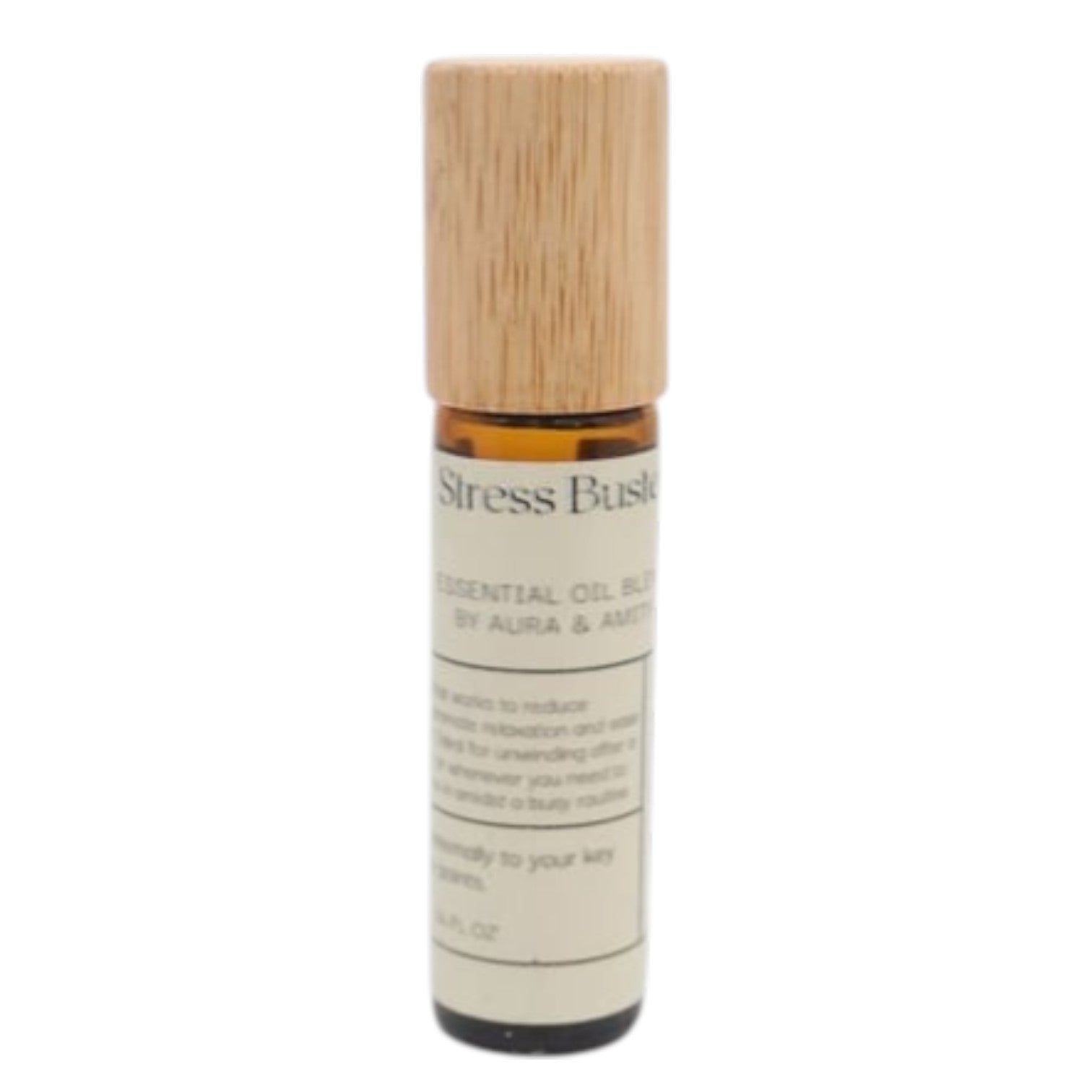 Stress Buster Essential Oil Roller – Lavender & Chamomile for Anxiety Relief, Tension Release & Calm | Pre-Diluted