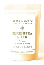 Aura & Amity Aromatherapy Bath Tea – Herbal Soak Bags for Stress Relief, Sinus Relief & Skincare – 100% Natural, Handcrafted, Single Use Spa Ritual