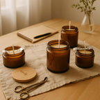 Aura & Amity Casablanca Sunrise Soy Candle | Hand-Poured Decorative Candle for Home Décor | Made in USA