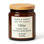 Aura & Amity Otto Soy Candle | Hand-Poured Decorative Candle for Home Décor | Made in USA