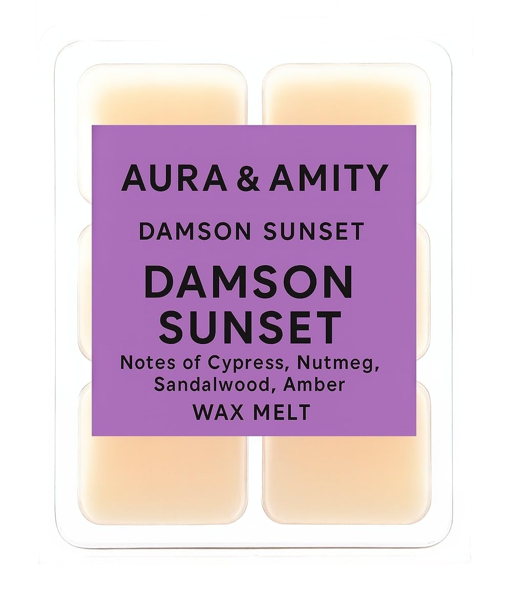 Aura & Amity Scented Soy Wax Melts – Handcrafted Wax Cubes for Warmers – Eco-Friendly, Long-Lasting, Clean Home Fragrance