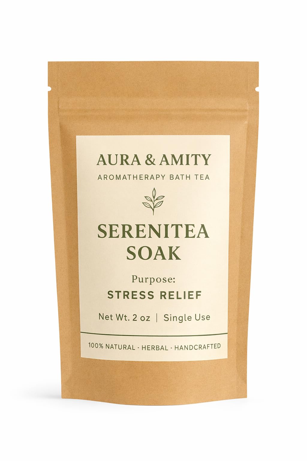 Aura & Amity Aromatherapy Bath Tea – Herbal Soak Bags for Stress Relief, Sinus Relief & Skincare – 100% Natural, Handcrafted, Single Use Spa Ritual